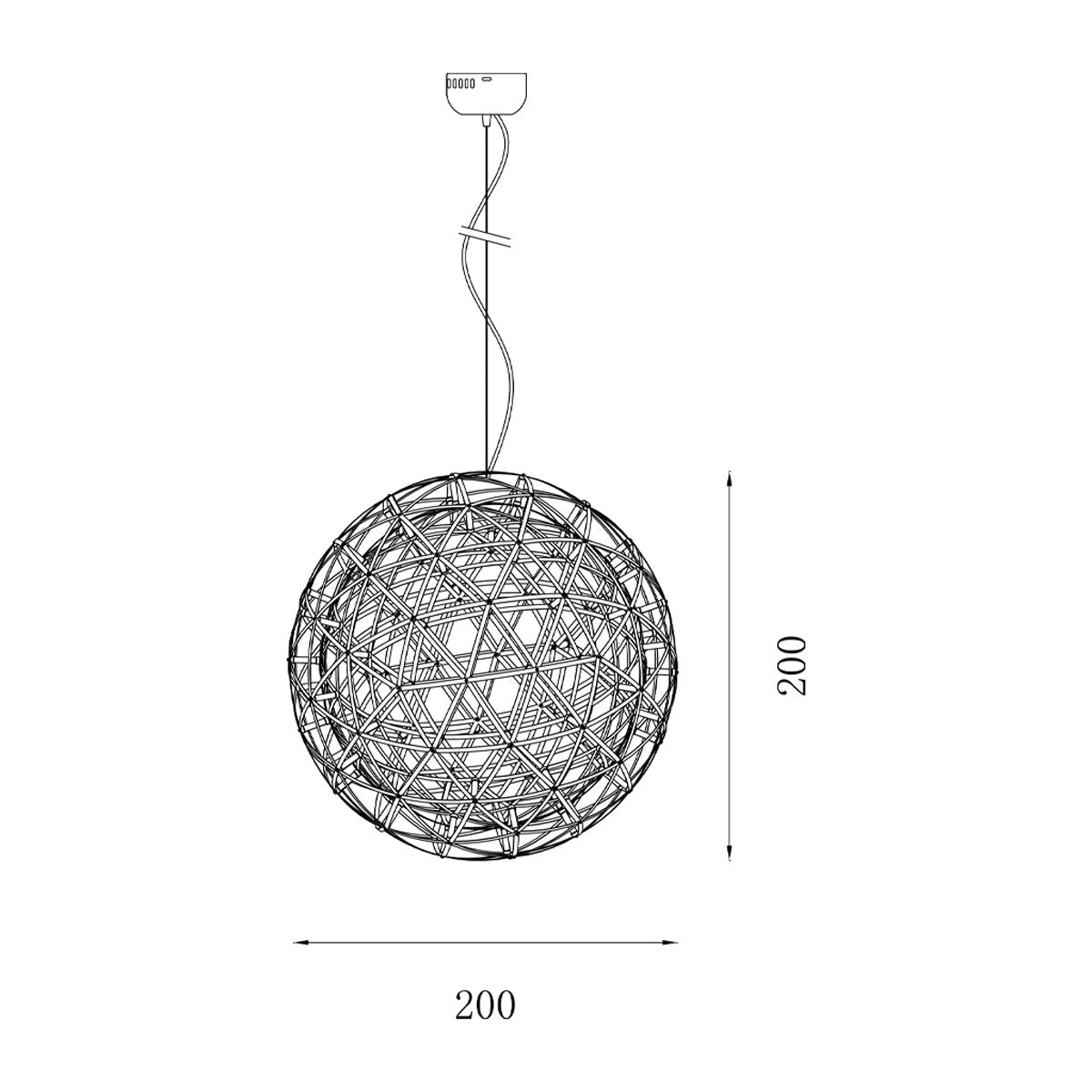 Chandelier LED Granger MSL-1002001-D200