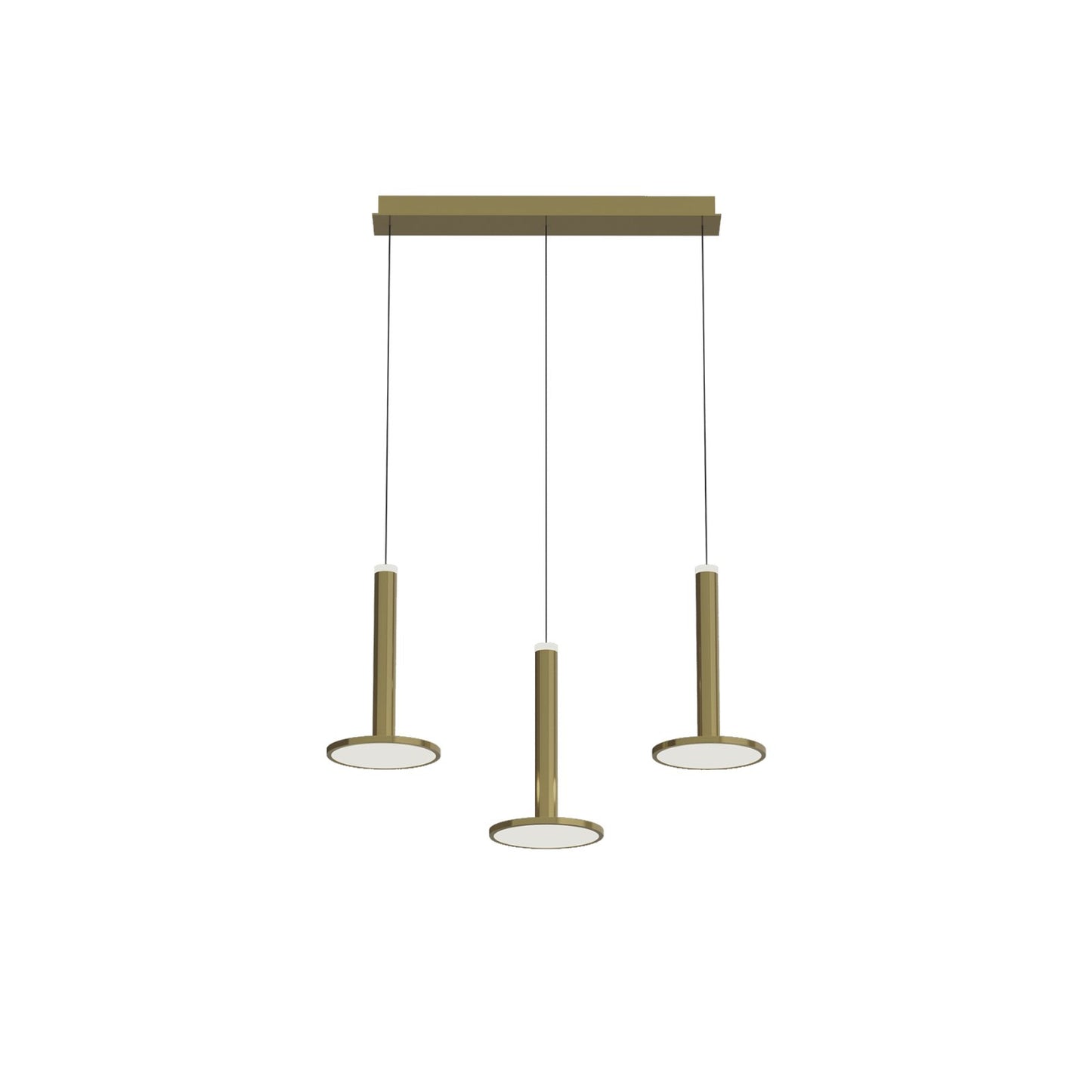 Pendant light LED Talisman MSL-1814303-3B gold straight