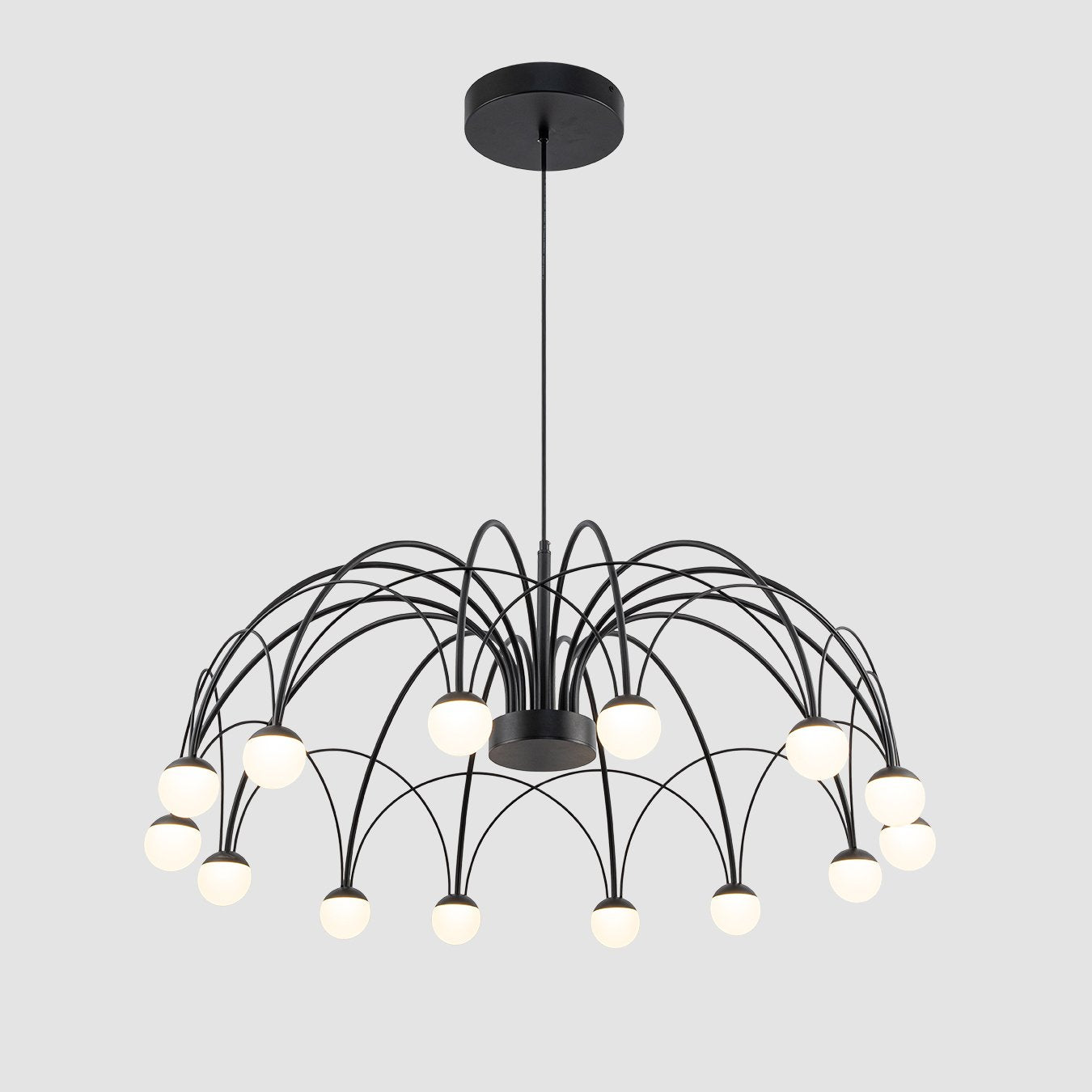 LED Chandelier Bergman MSL-282-850D Black