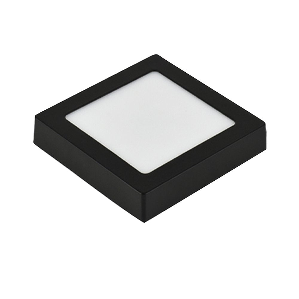 LED panel E-light 18W square surface-mounted 6500K black