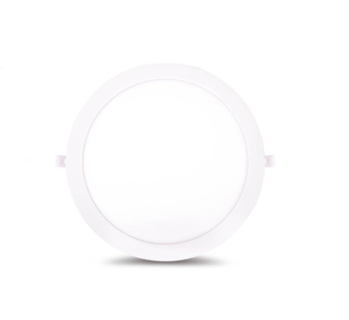 LED panel E-light 24W round recessed 3000K