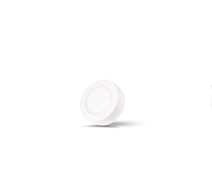 LED panel E-light 6W round surface-mounted 3000K