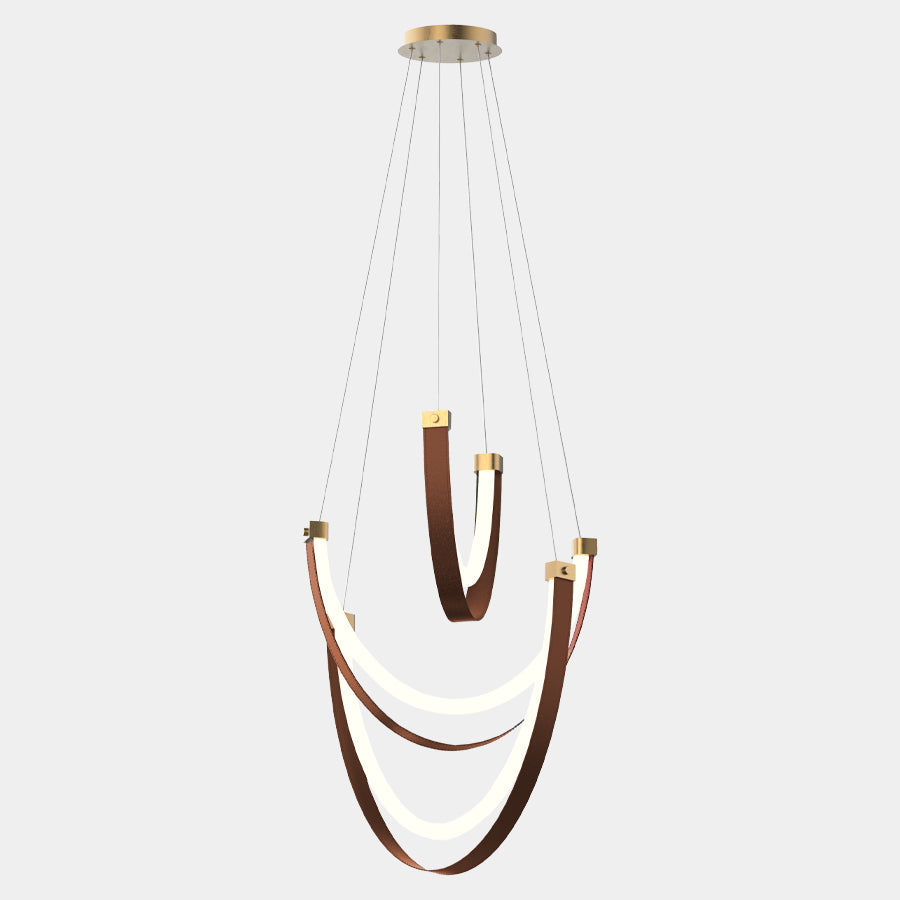 Luster LED Corleone MSL-3779-3 Smeđi