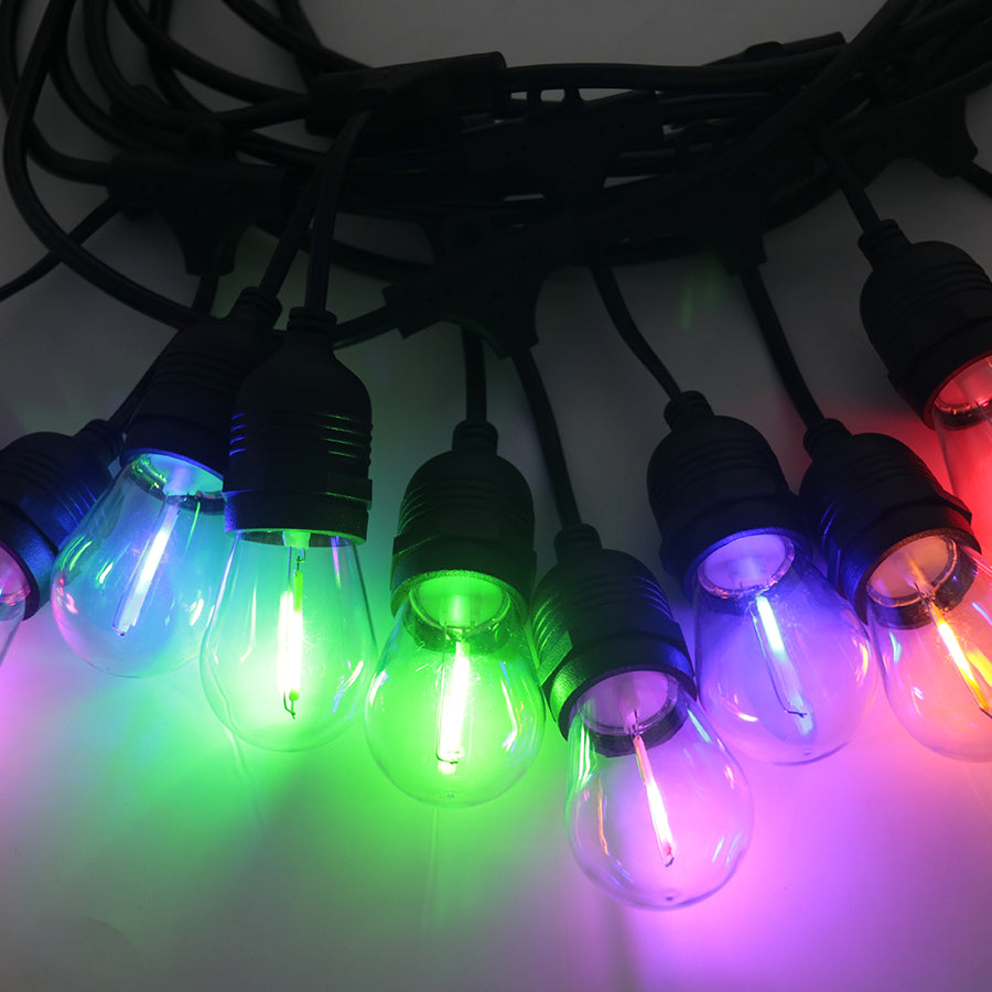 Rasvjetni lanac sa grlima 10M i sijalicama RGB