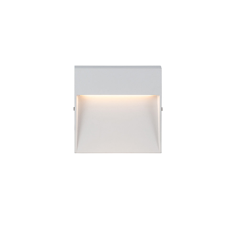 Vrtna lampa LED zidna Mendel ML-4502 kvadratna bijela