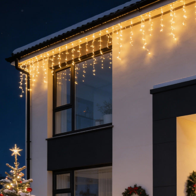 Novogodišnja LED rasvjeta ledenice Bella LM-1152 30m 2200K