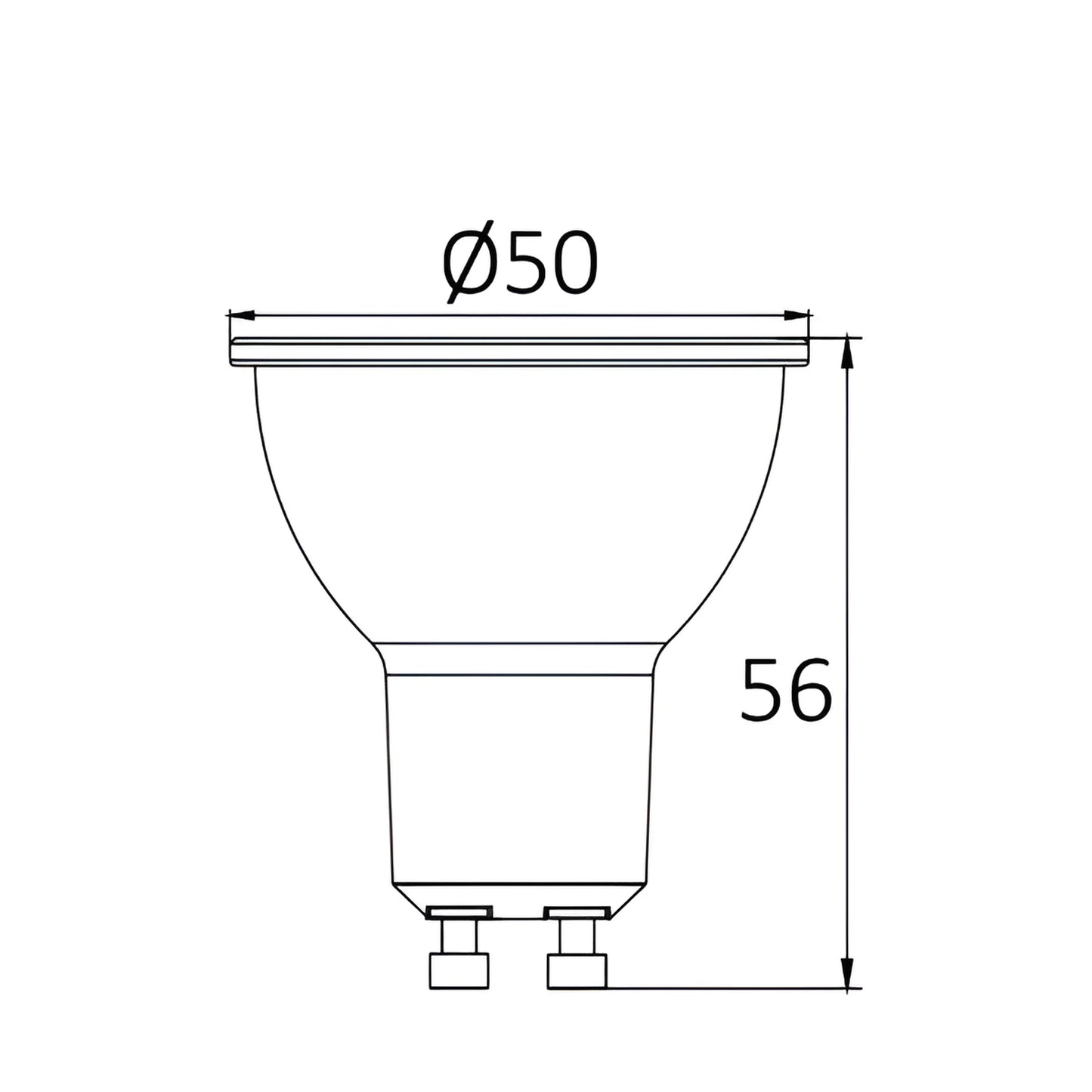 Braytron Premium 6W Gu10 38D Dim 4000K Led Sijalica