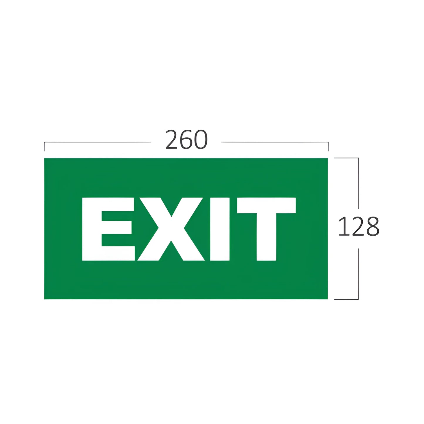 Braytron Exit Znak Izlaz Pvc