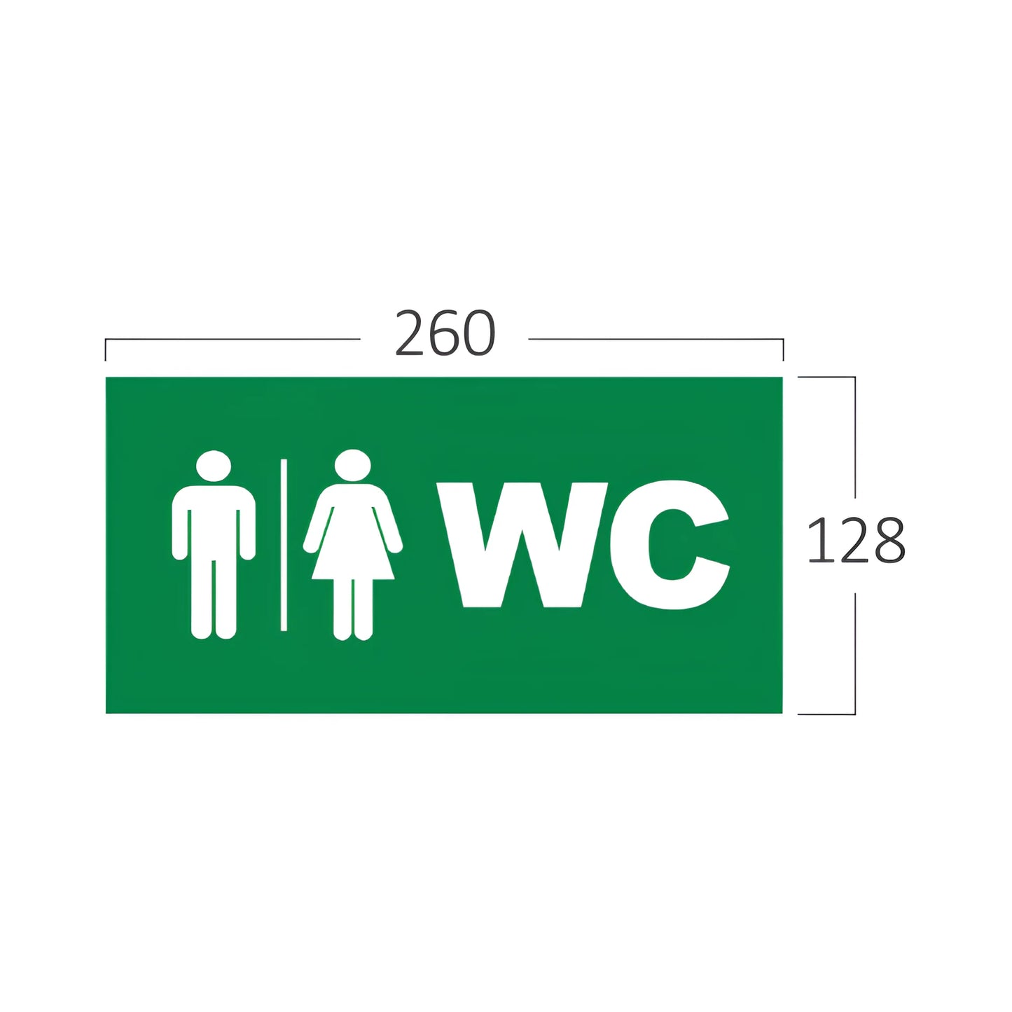 Braytron Exit Znak Wc Pvc