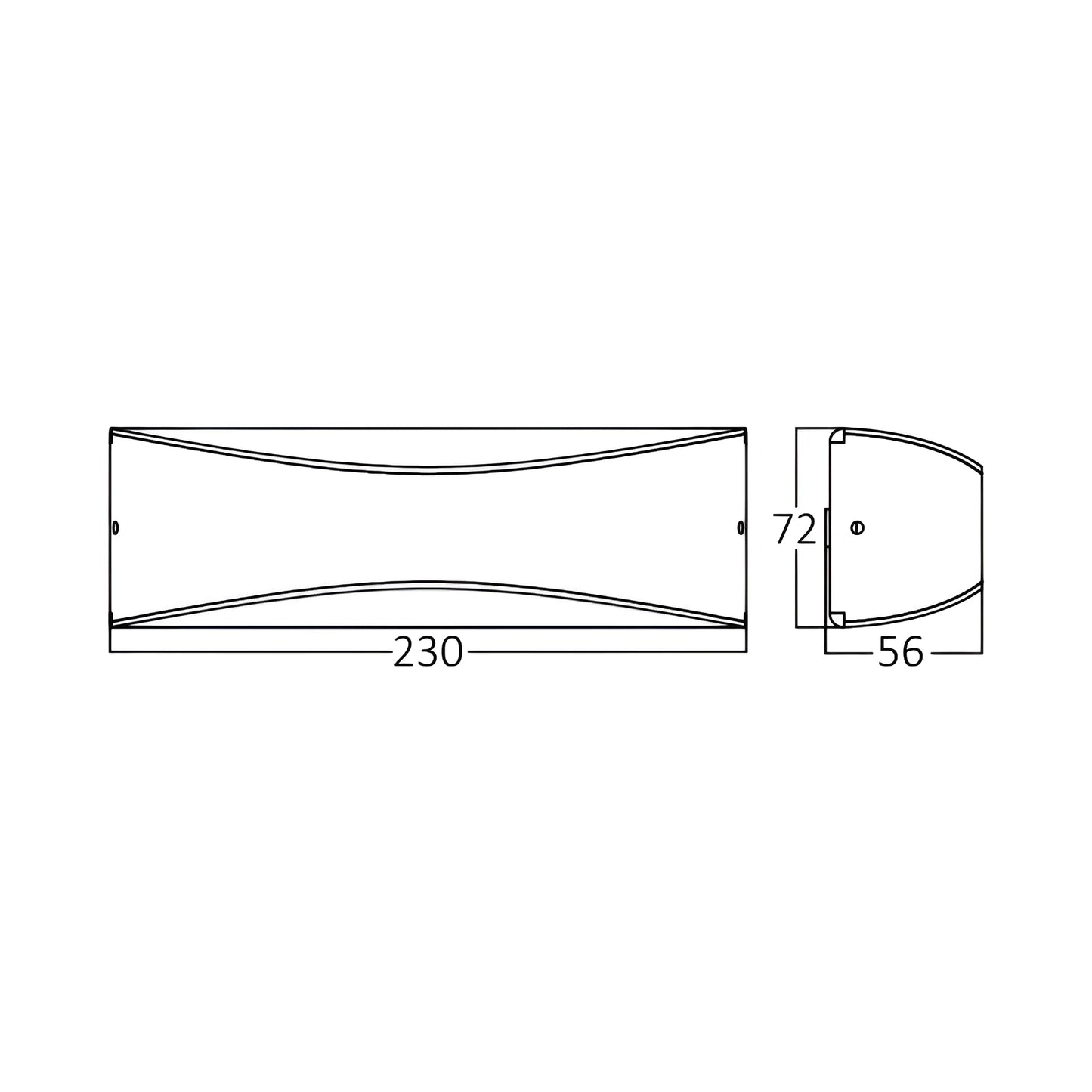 Braytron Pirus S 10W 3000K Ip54 Zidna Svjetiljka