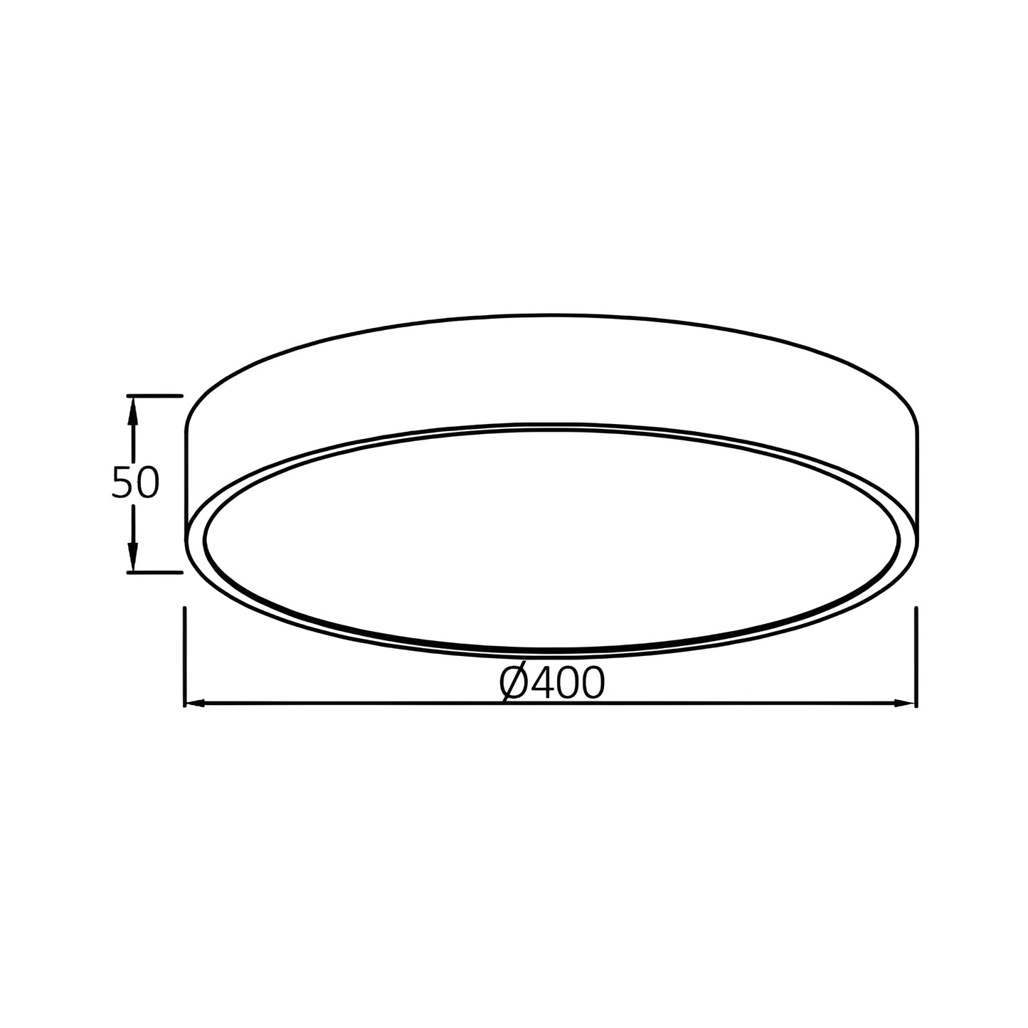 Braytron Blade Sr Okrugla Bijela 36W 3U1 Led Plafonjera