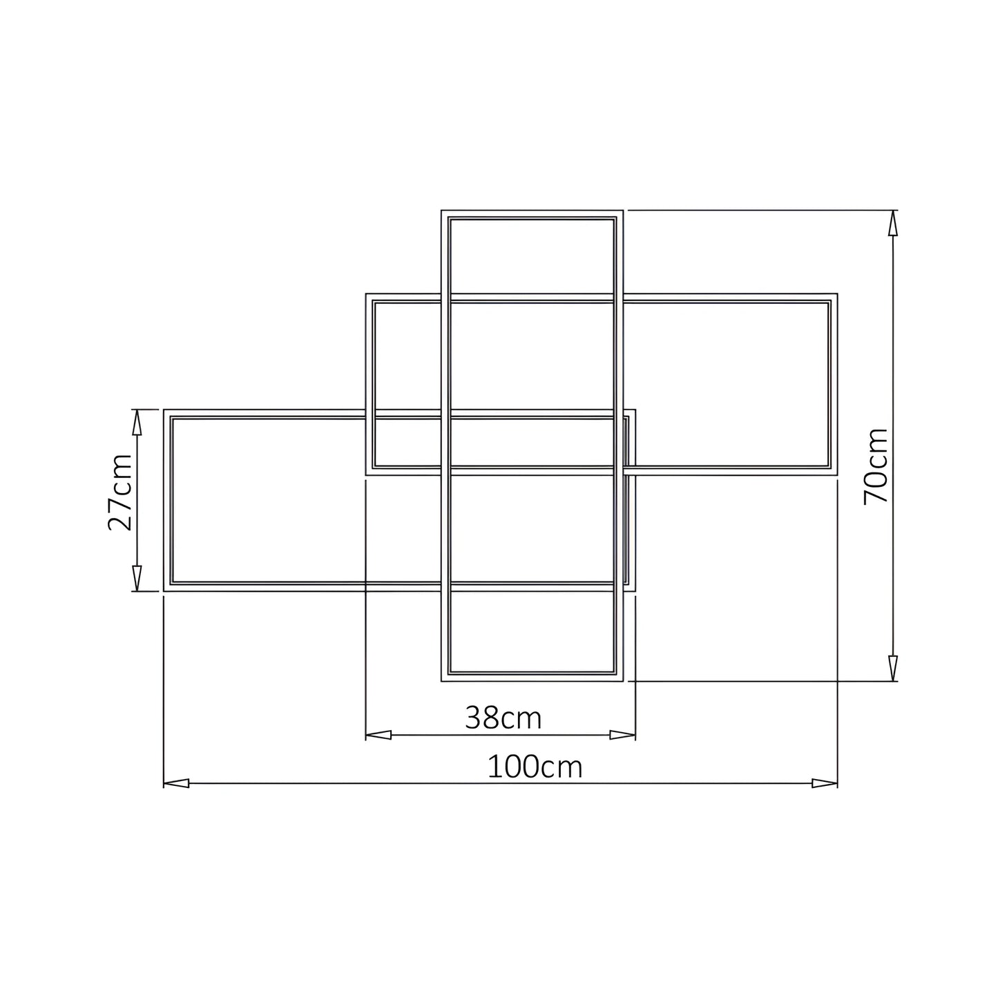 Braytron Nela Ss3 Rnd Crna 80W Sa Daljinskim Ip20 Led Plafonjera
