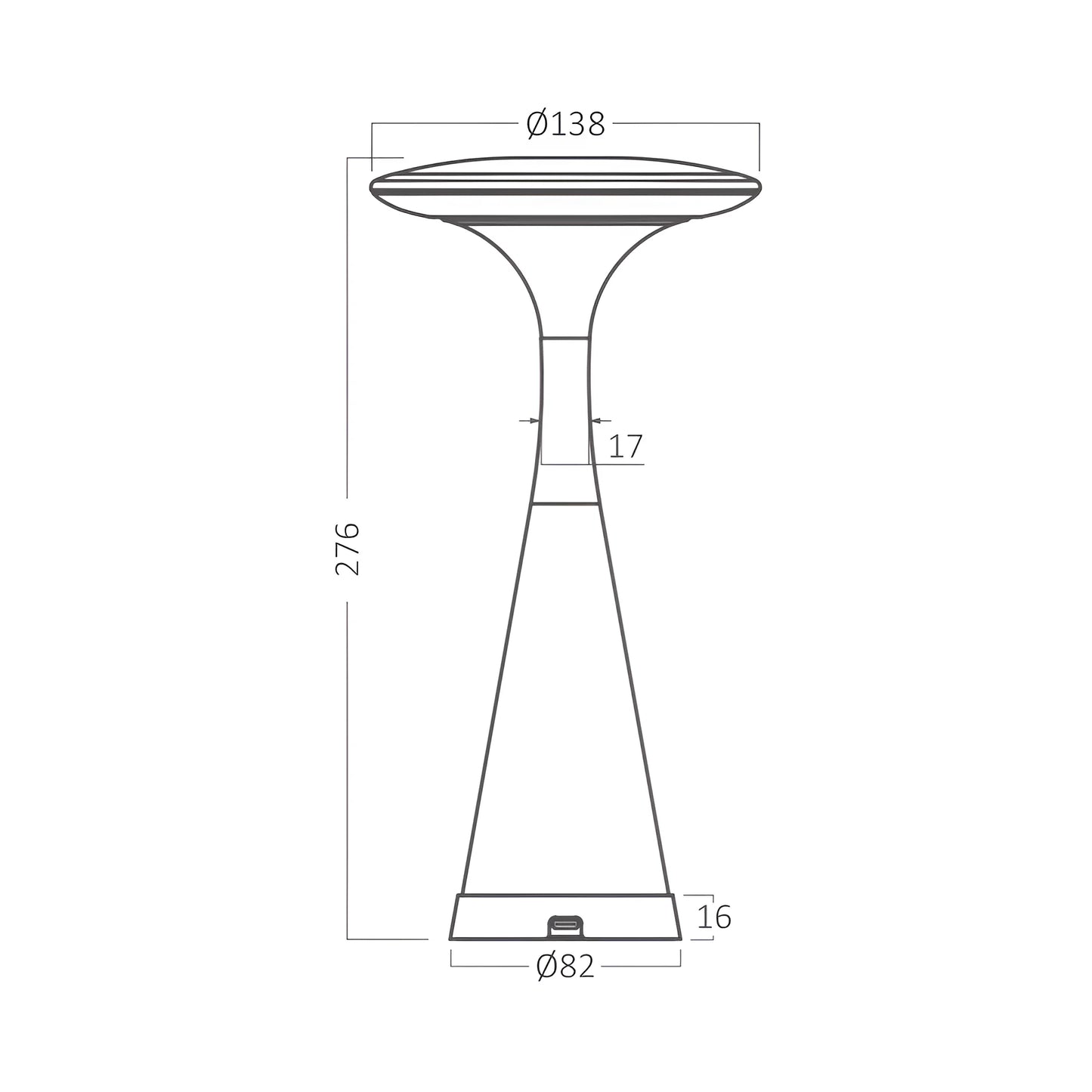 Braytron Tower 2 Bijela 3U1 Rch Stolna Lampa