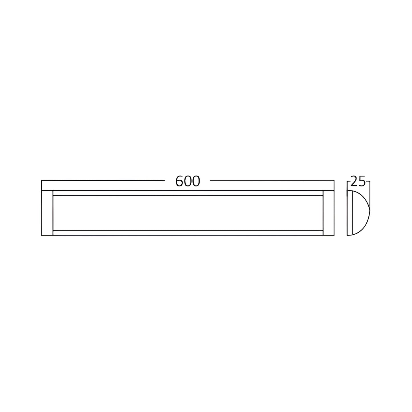 Braytron Proline 18W 0.6Mt 3000K Led Zidna Svjetiljka