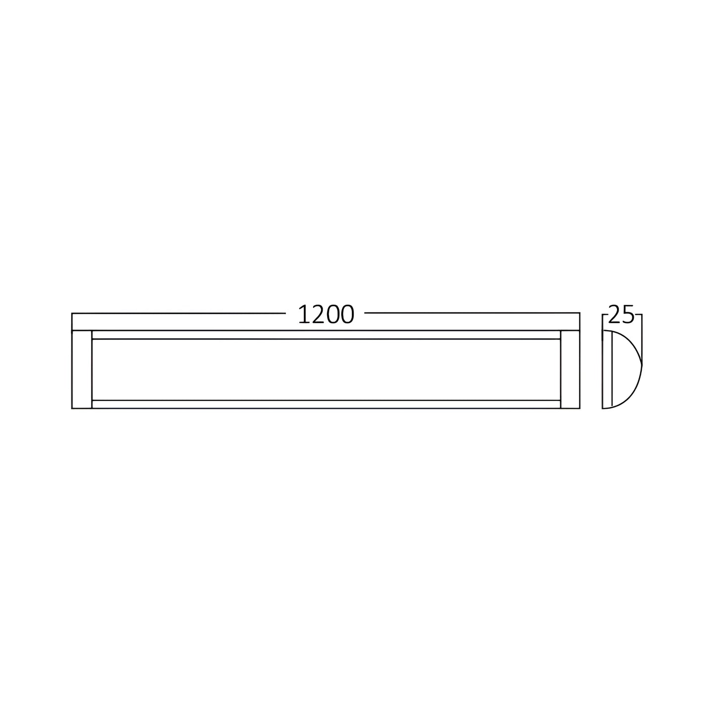 Braytron Proline 36W 1.2Mt 3000K Led Zidna Svjetiljka
