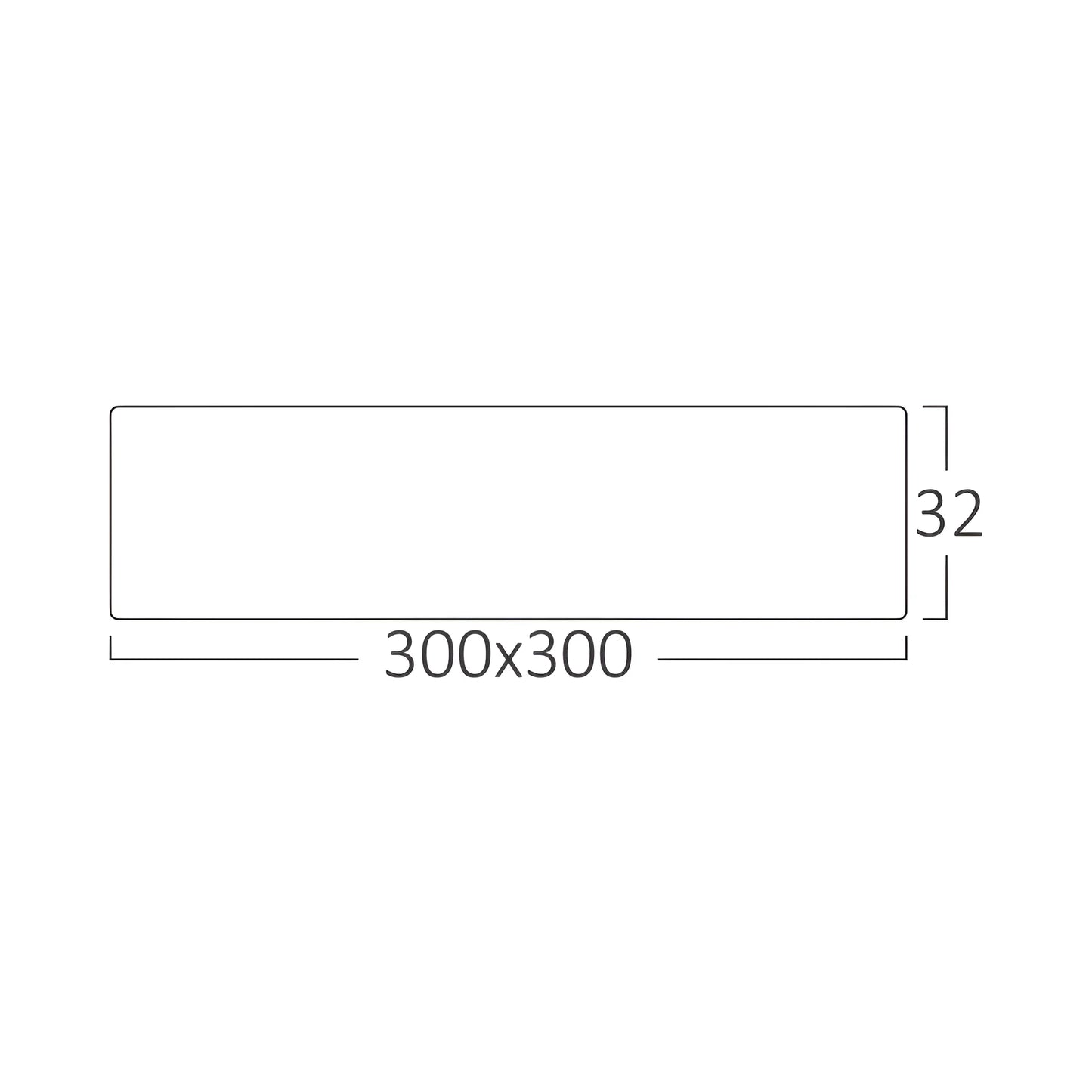 Braytron Smd Srd 24W Kvadratni Bijeli 6500K Nadgradni Led Panel