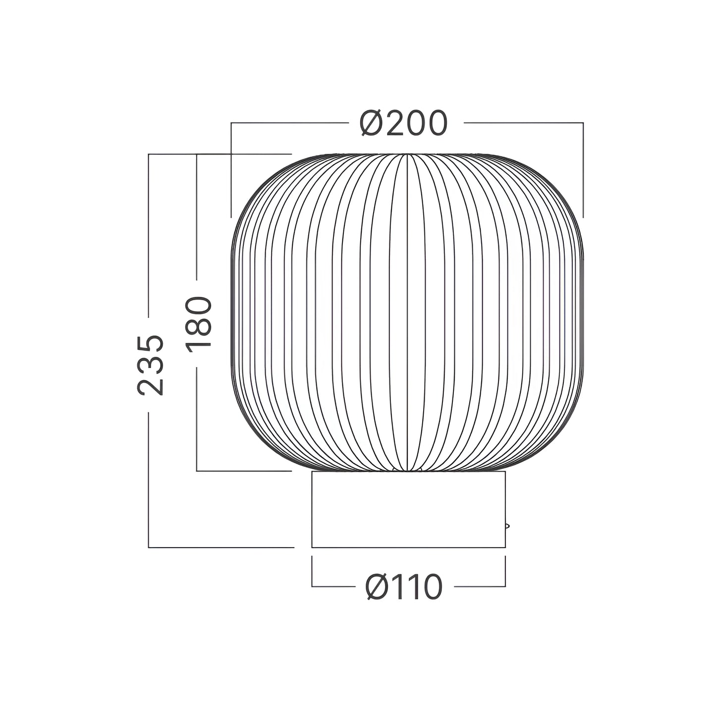 Braytron S009T 1H 1Xe27 Opl Crna Stolna Lampa