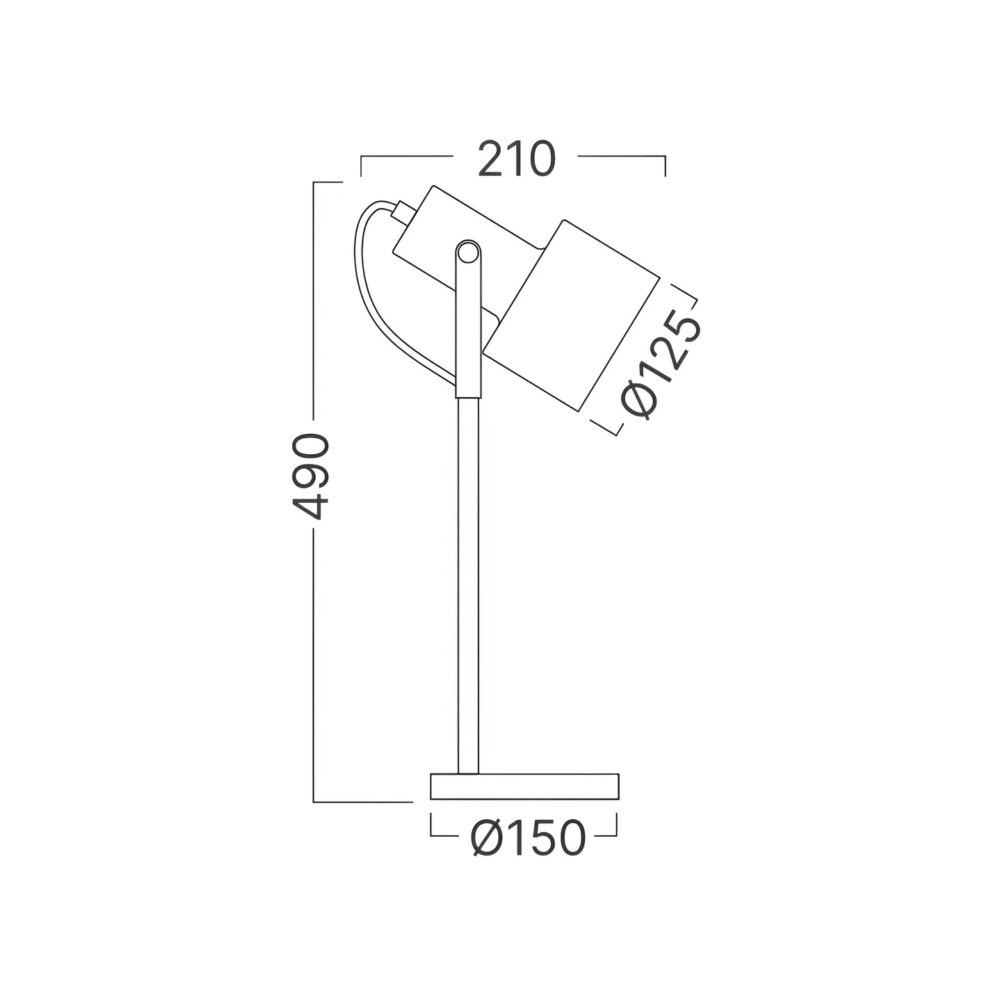 Bry-P001W-1H-1Xe27-Blc-Pendant light