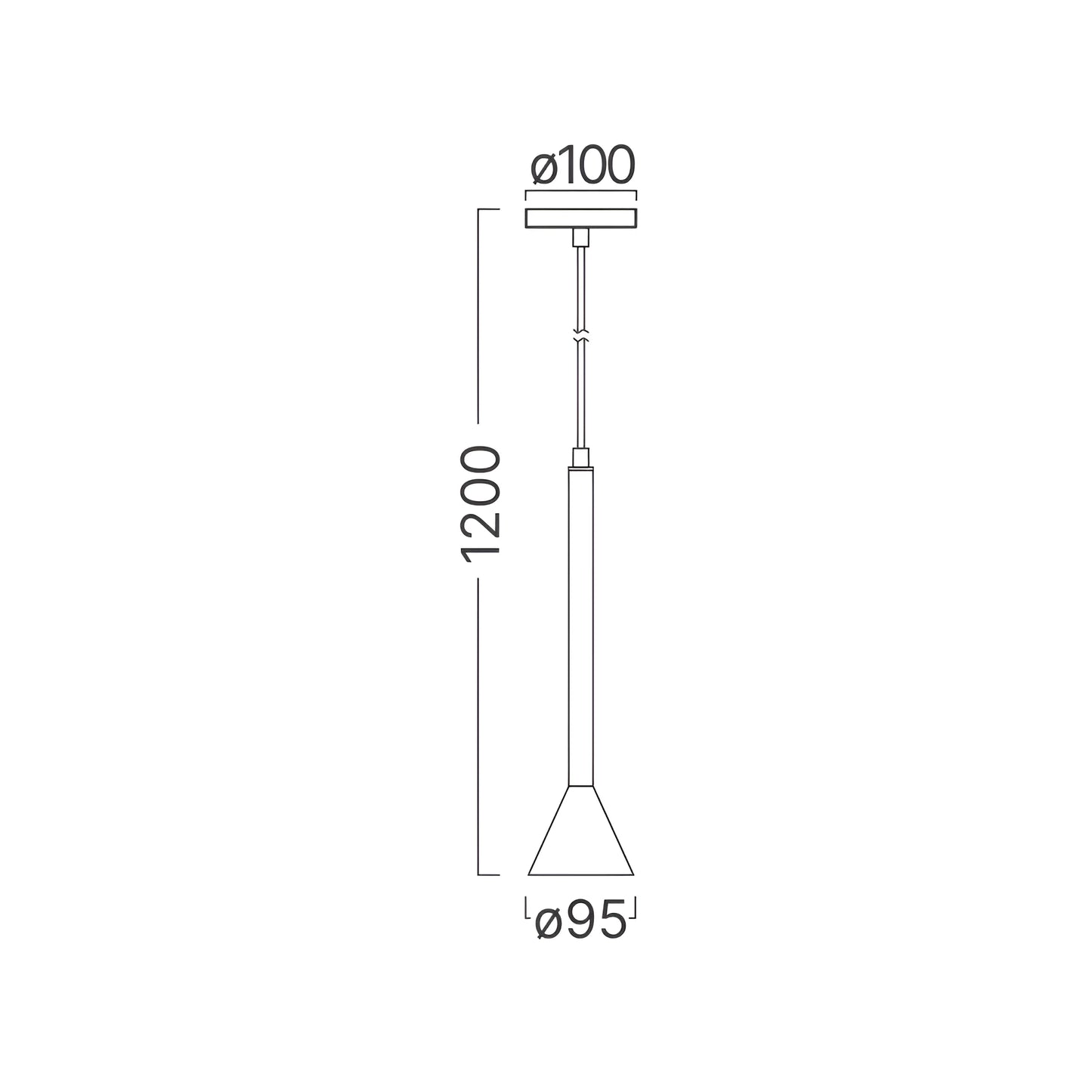 Braytron P011R 1H 1Xgu10 Crna Dekorativna Visilica
