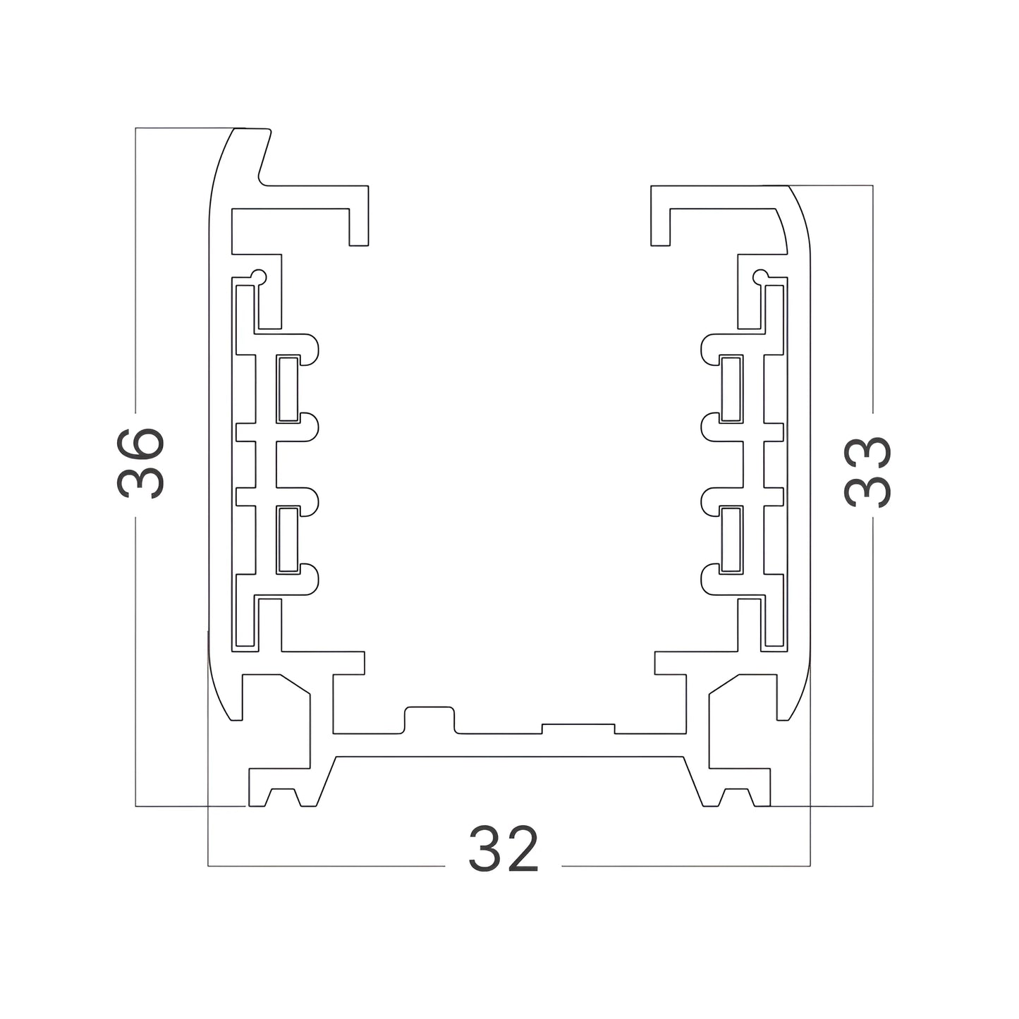 Bry-3M-Three-Phase-Black-Aluminium Track