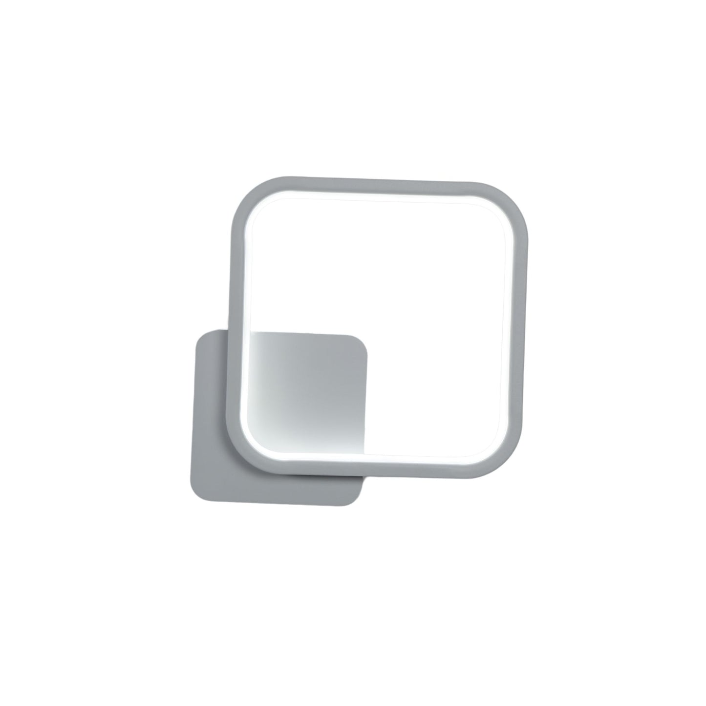 Zidna svjetiljka GLOW, bijela, 12W, 3000K/4000K/6000K, DIP switch, kvadratni model