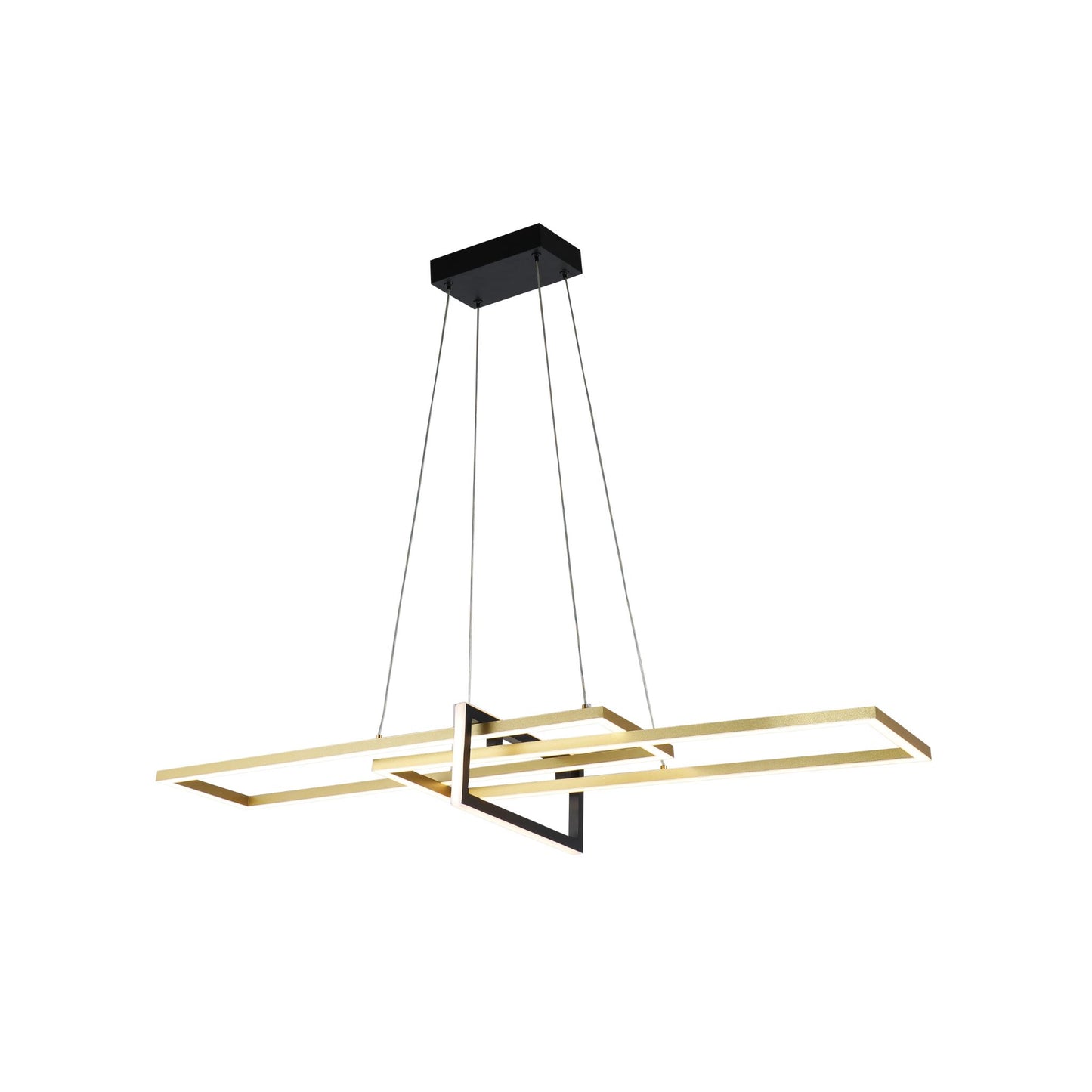 IONA LED Visilica 38W 3000K/4000K/6000K Crno-Zlatna
