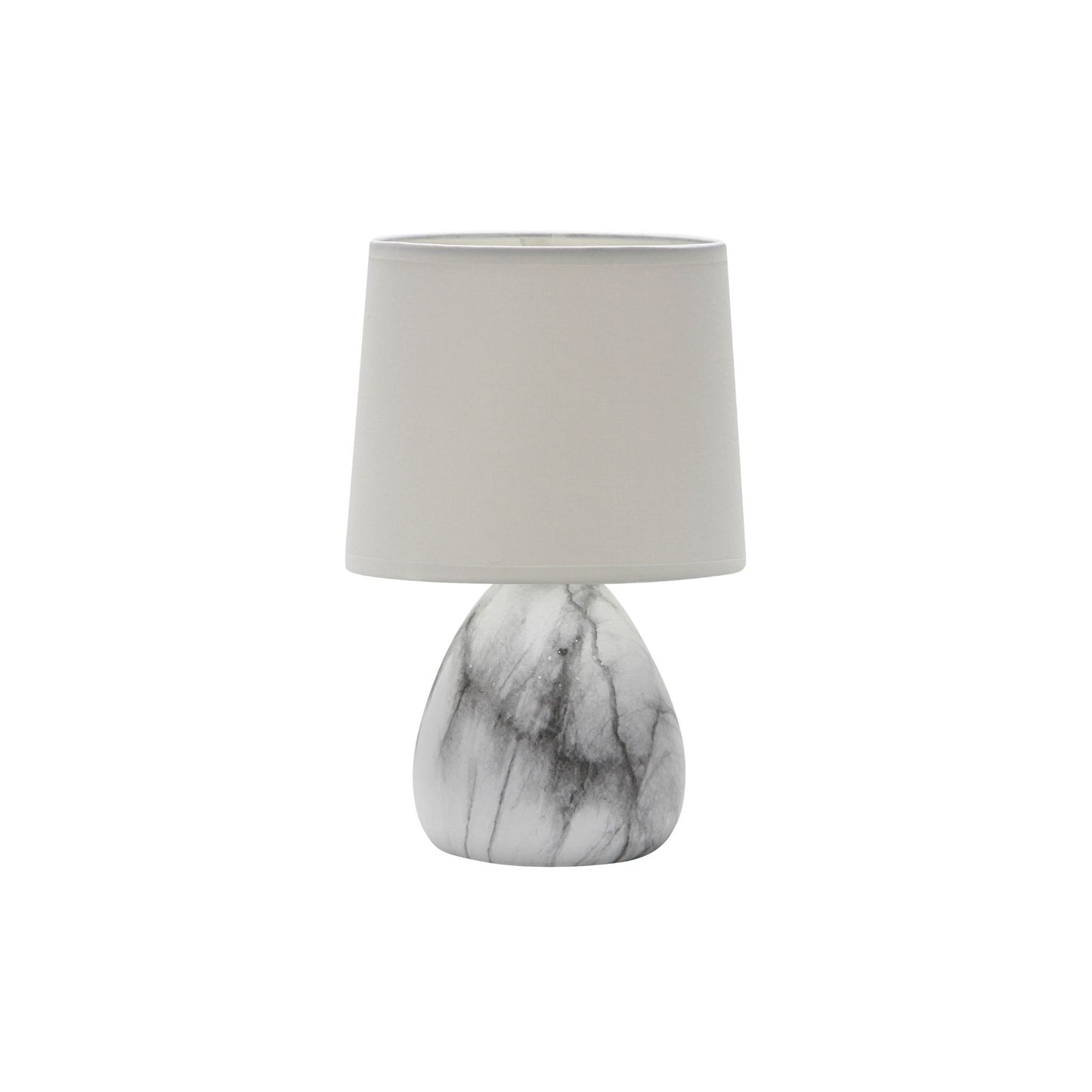 IVY KERAMIČKA STOLNA LAMPA E14 MAX 40W CRNO-BIJELA