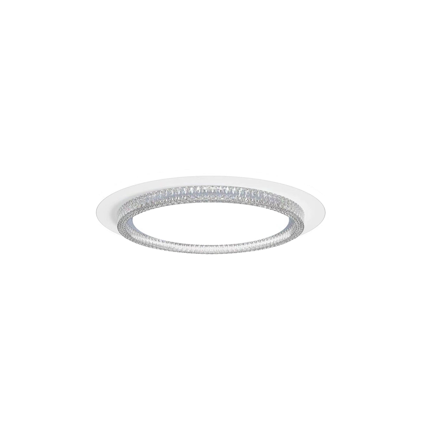 Arabella LED plafonjera, 60W, bijelo-siva, 5600lm, D500*H65mm, memorijski upravljač, CCT sa infracrvenim daljinskim upravljačem