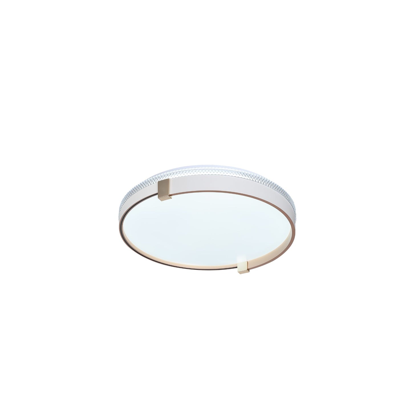 Seline LED plafonjera 48W,3CCT sa daljinskim upravljačem,400xH70mm,bijelo-zlatno
