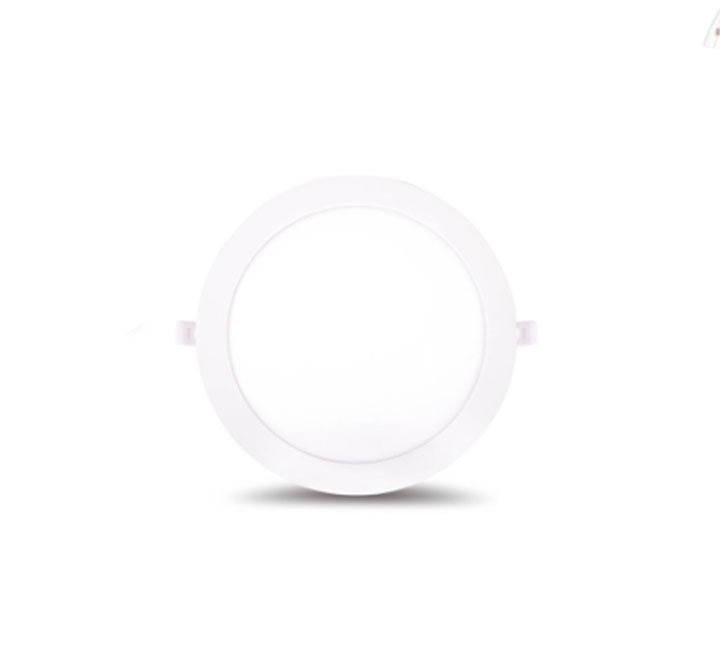 LED panel E-light 12W round recessed 6500K