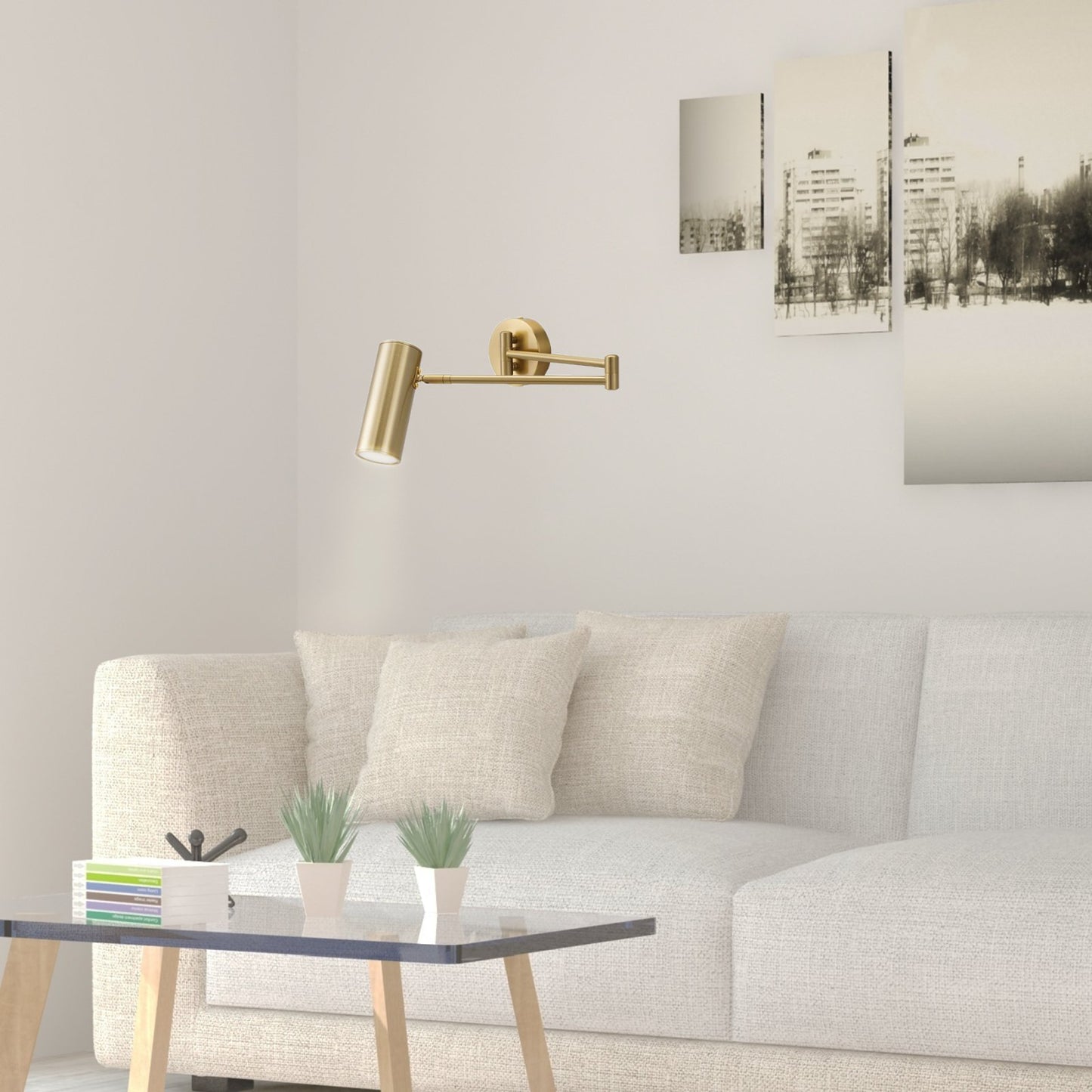Zidna lampa Mertens MSL-104921 zlatna