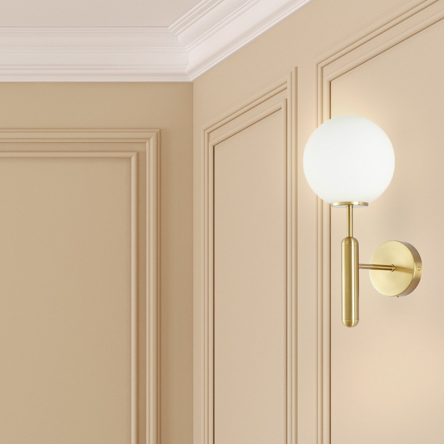 Zidna lampa Hertel MSL-341821 zlatna