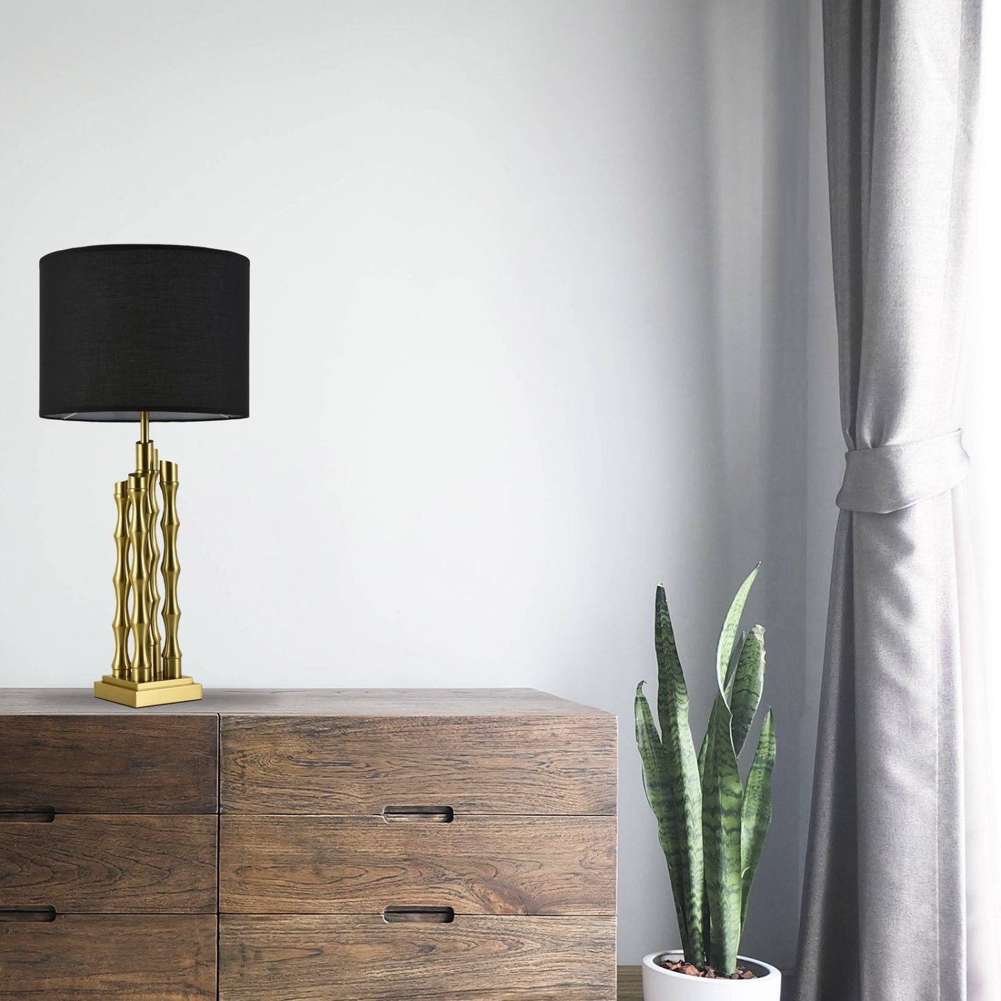 Table lamp Claudia MSL 35601-01T black