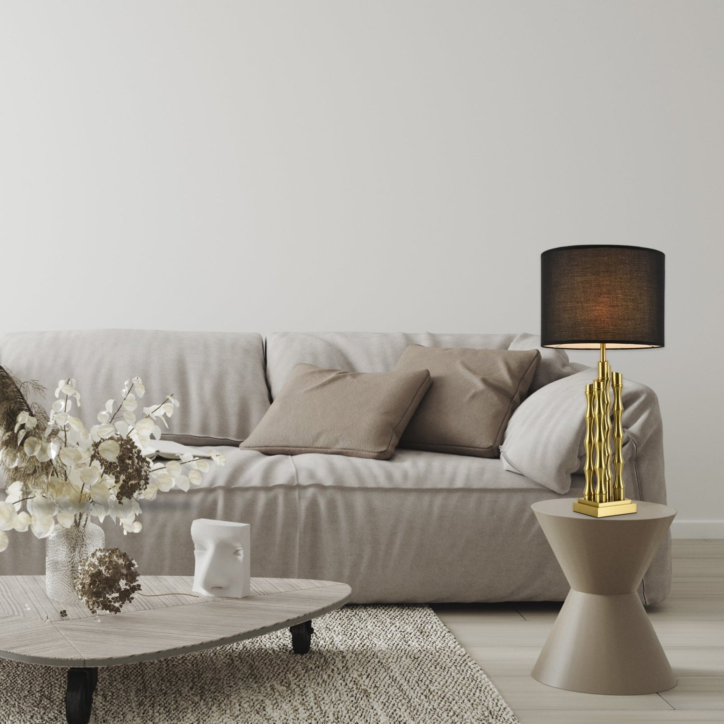 Table lamp Claudia MSL 35601-01T black