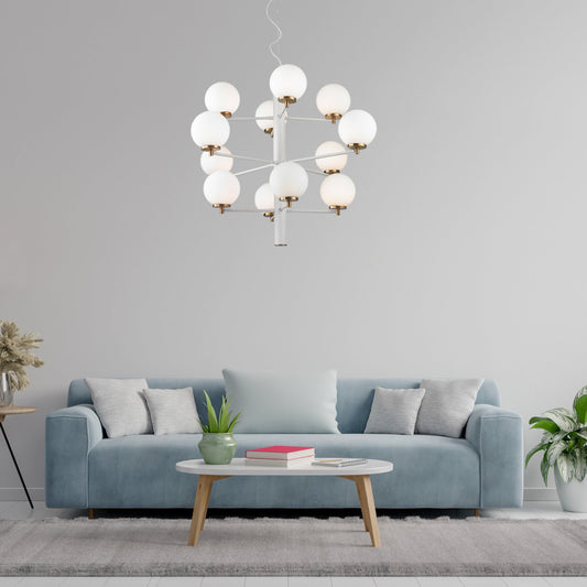 Chandelier Owens MSL-4203-12 white