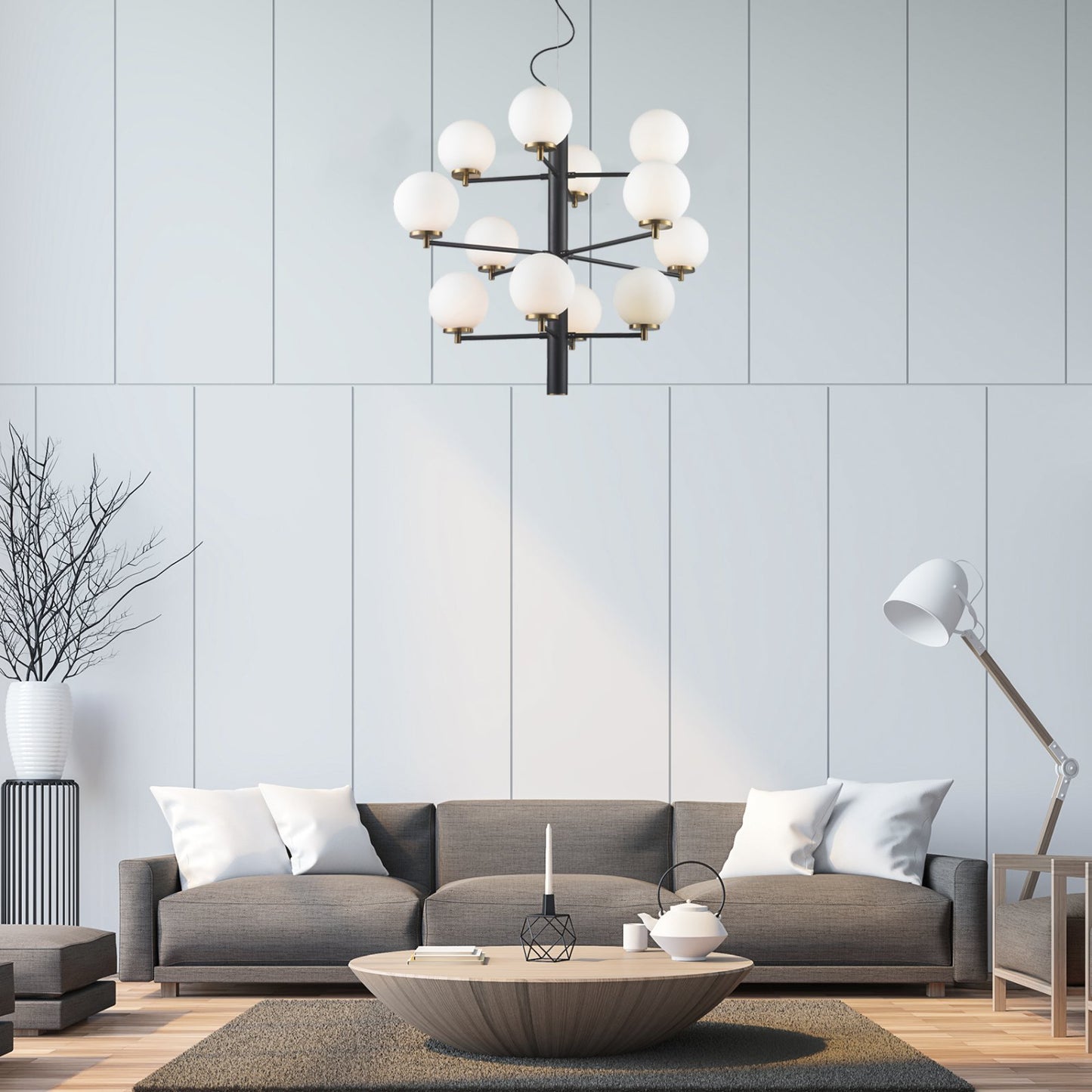 Chandelier Owens MSL-4204-12 black