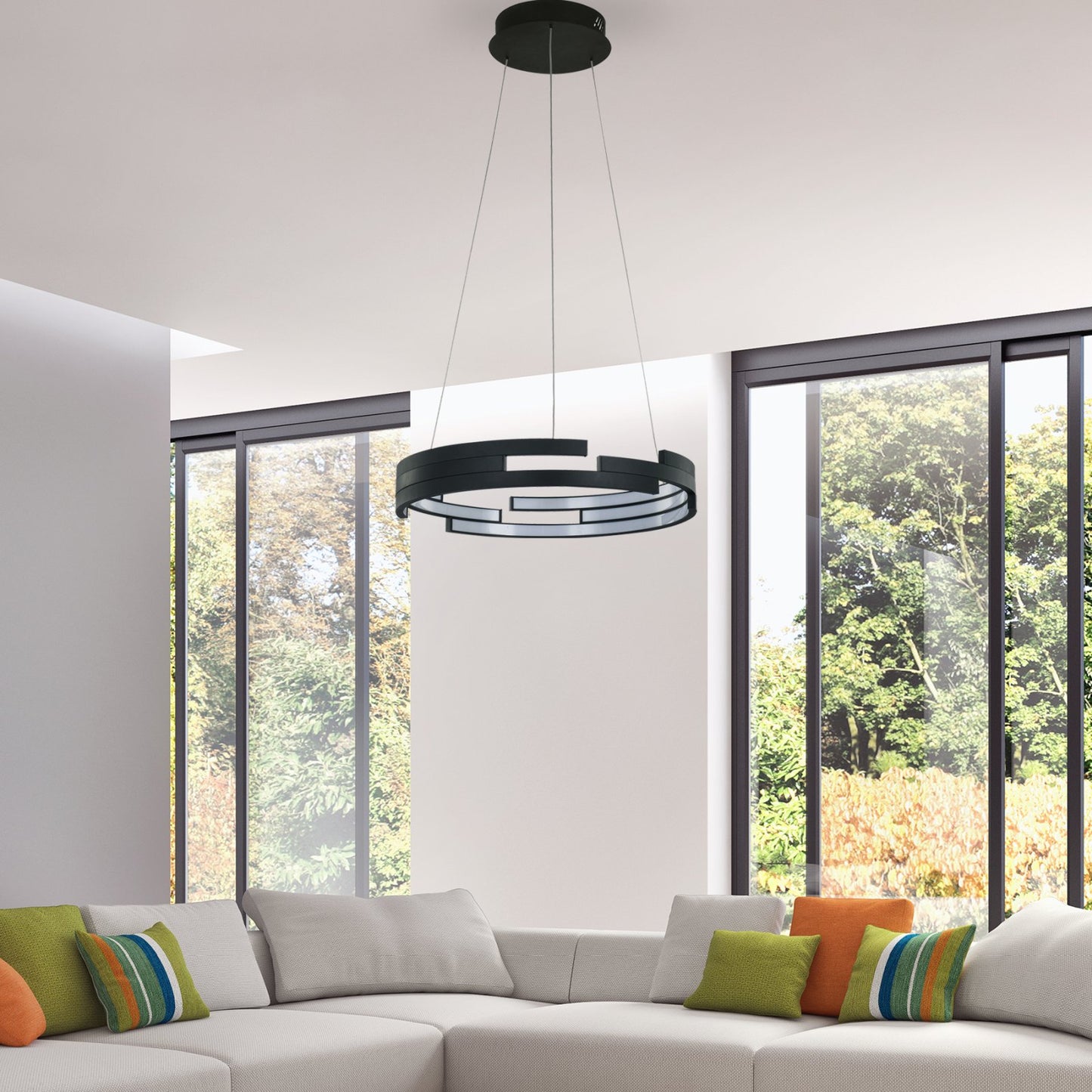 Visilica LED Esme MSL-160002-3P crna