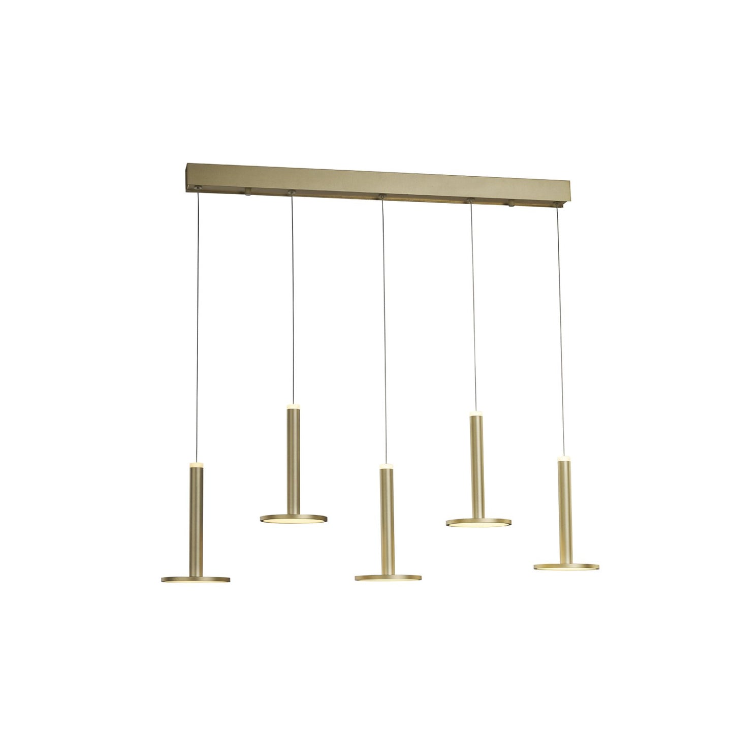 Pendant light LED Talisman MSL-1814303-5B gold straight