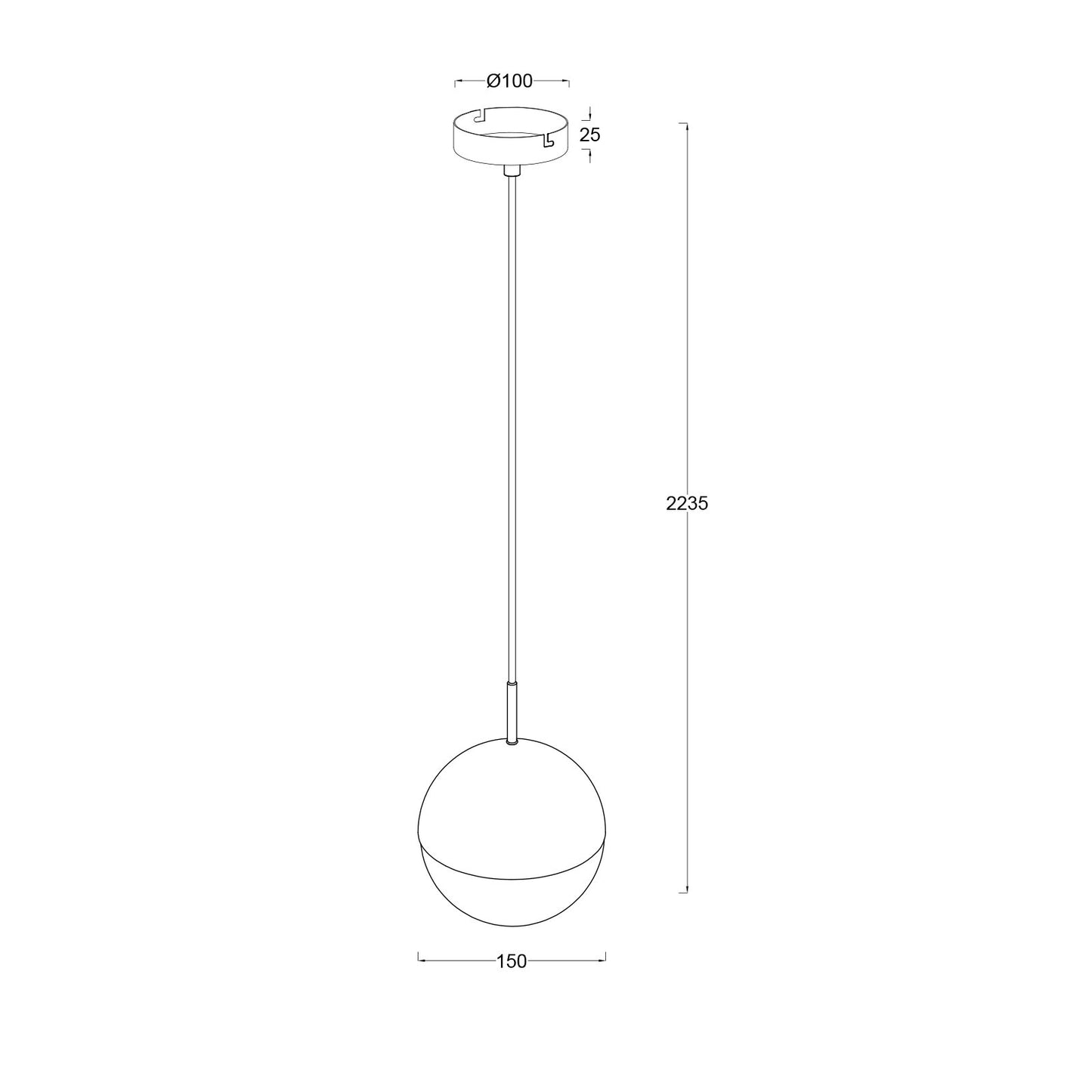 Visilica Philip ML-6198-1P FI150