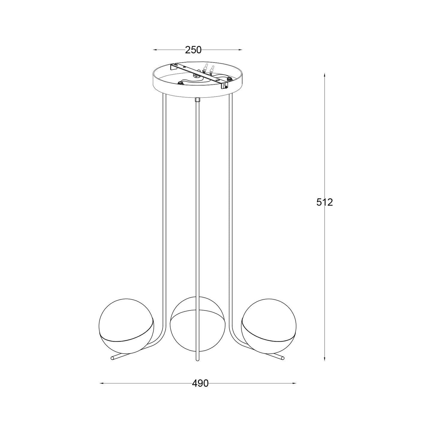 Chandelier Philip ML-6398-3