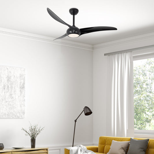 Luster LED sa ventilatorom Charles ML-191224 crni