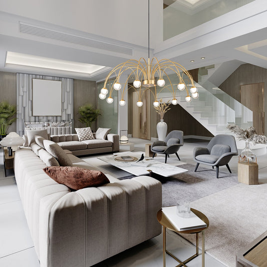 Chandelier LED Bergman MSL-282-850D gold