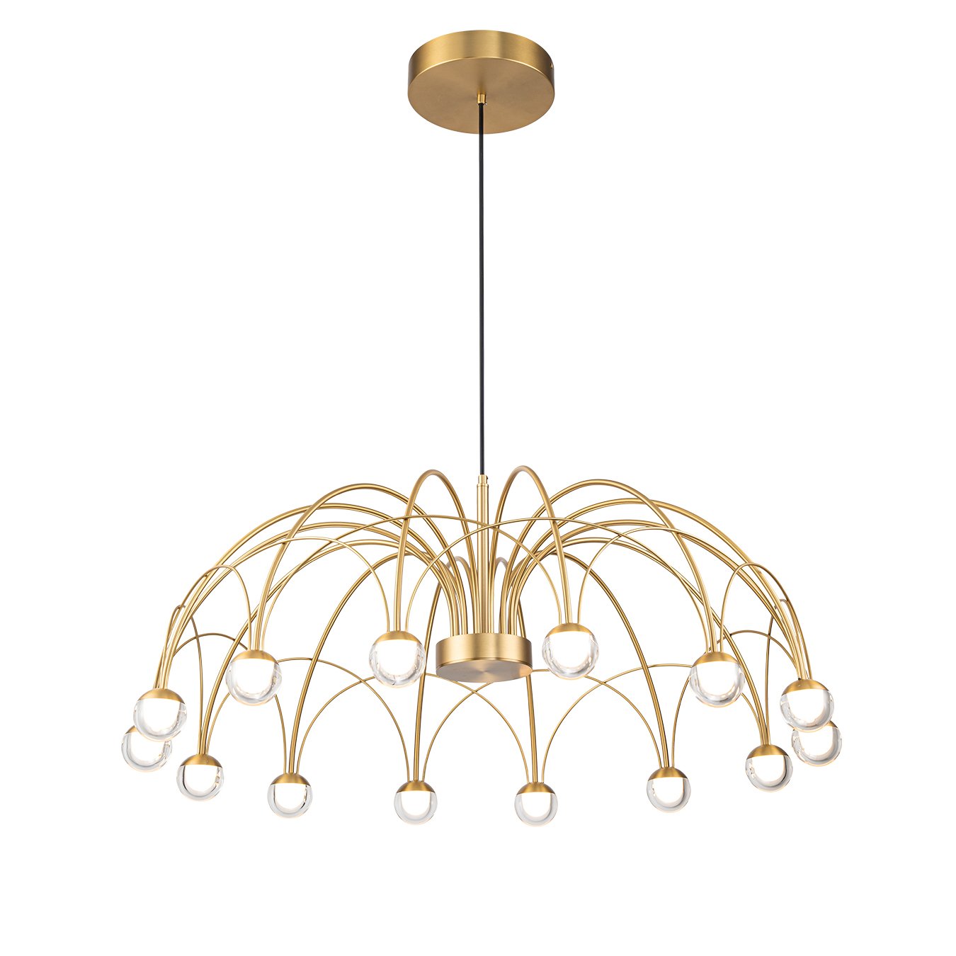 Luster LED Bergman MSL-282-850D zlatni
