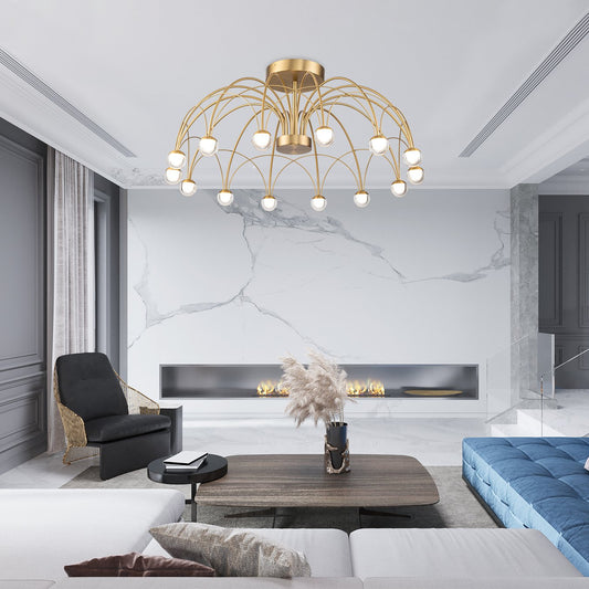Chandelier LED Bergman MSL-283-850X gold