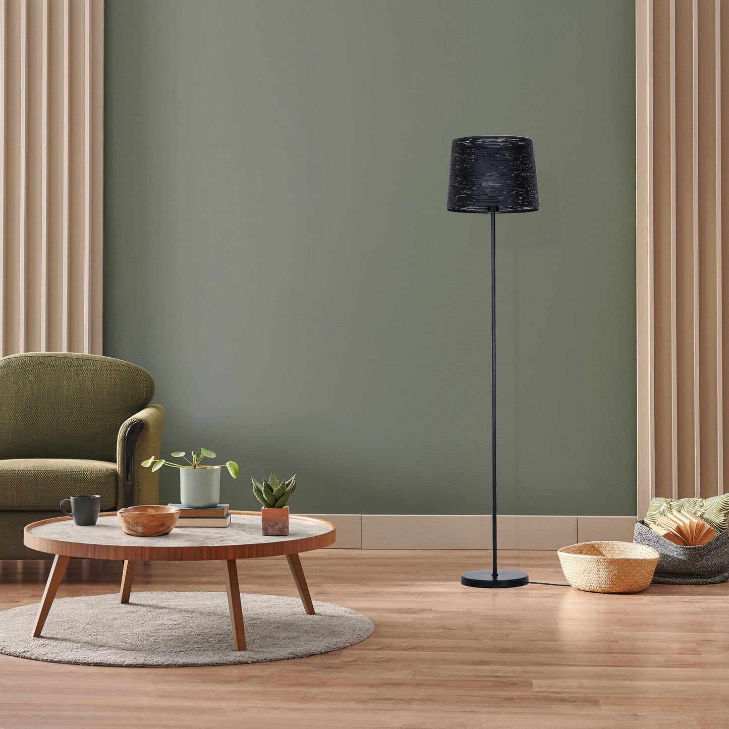 Floor lamp Casablanca ML-6290 black
