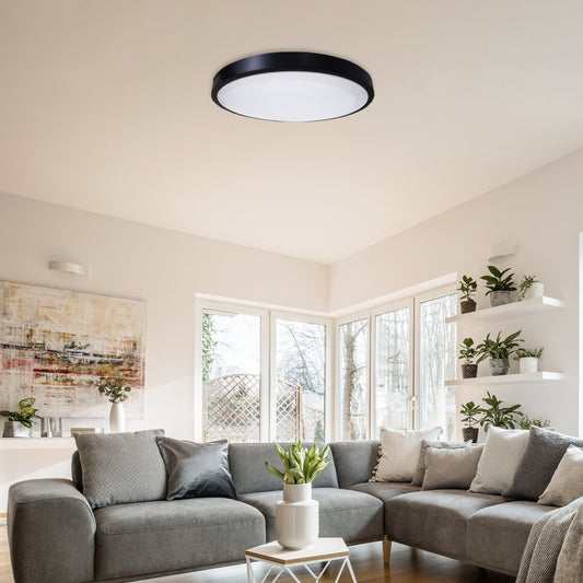 Plafonjera LED Arteya IP20 18W 4000K crna