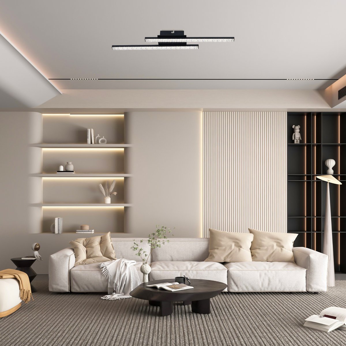 Chandelier LED E-light Santos EL-165A-02 black