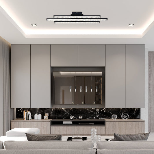 LED Chandelier E-light Santos EL-165A-03 Black