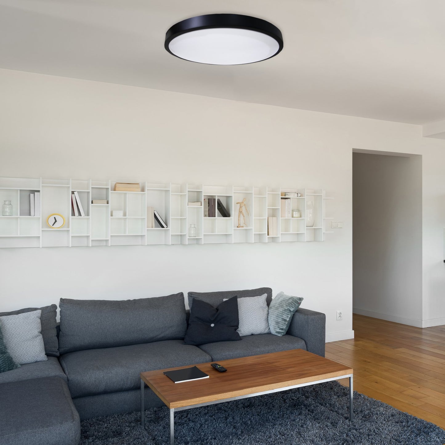 Plafonjera LED Arteya IP44 18W crna