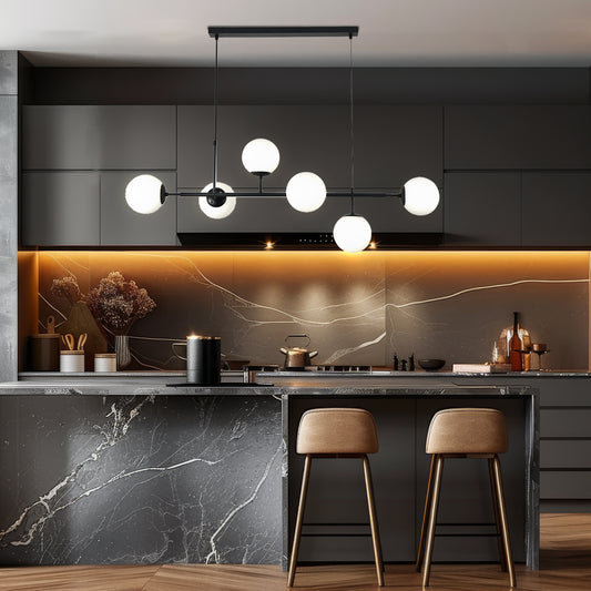 Chandelier Lawrence ML-220816-6S flat black